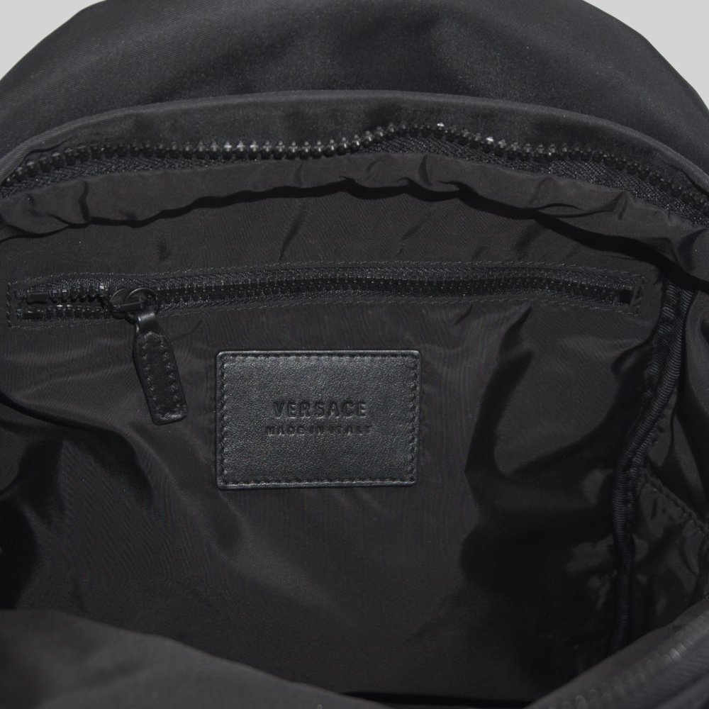 Versace Logo Nylon Backpack - Picture 11 of 16